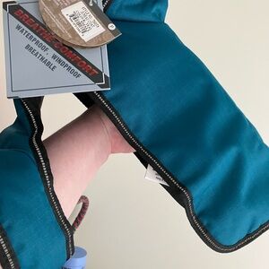 Amazon Teal Dog Jacket Small